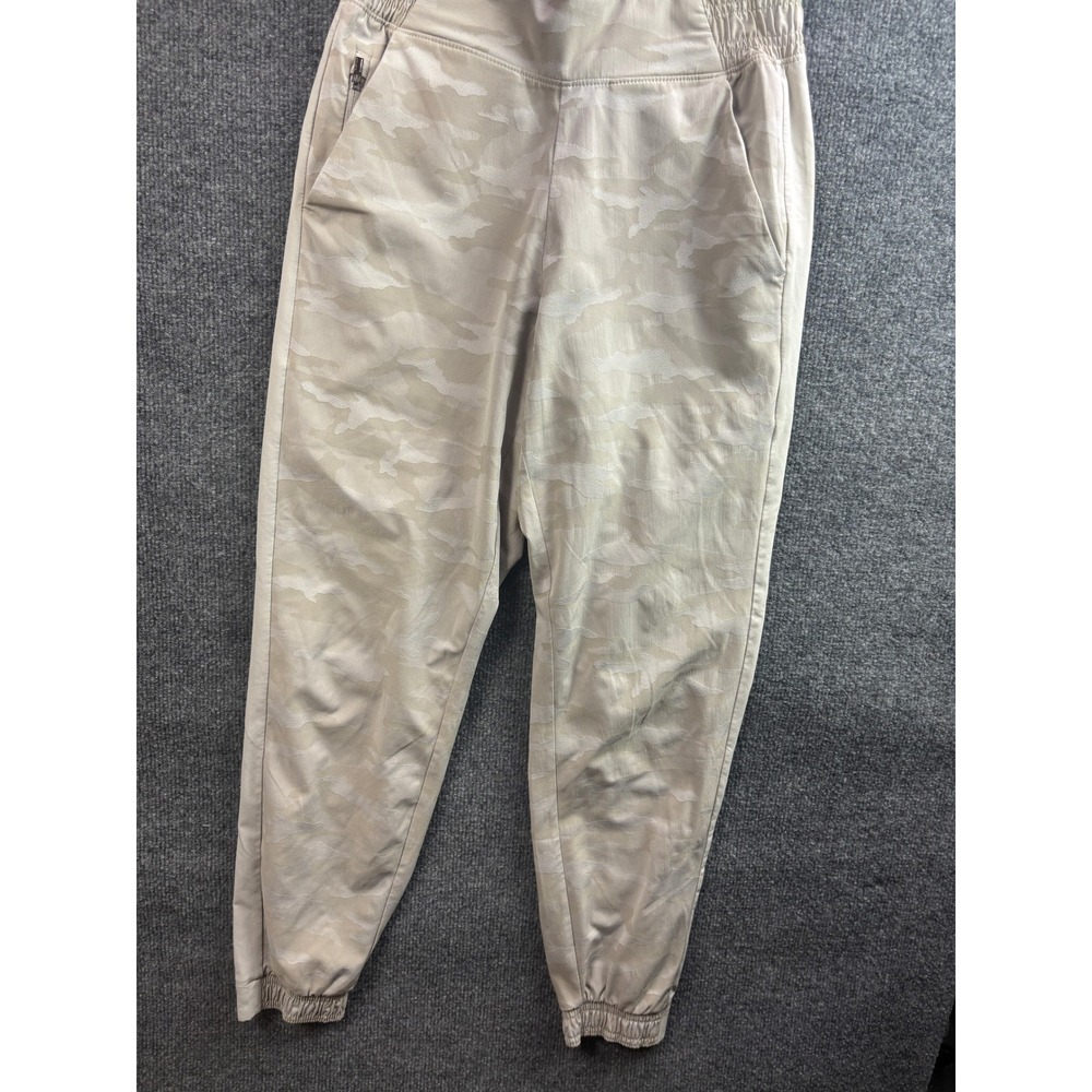 Athleta Brooklyn Textured Jogger Womens 0P Tan Camo Print Stretch Active Travel
